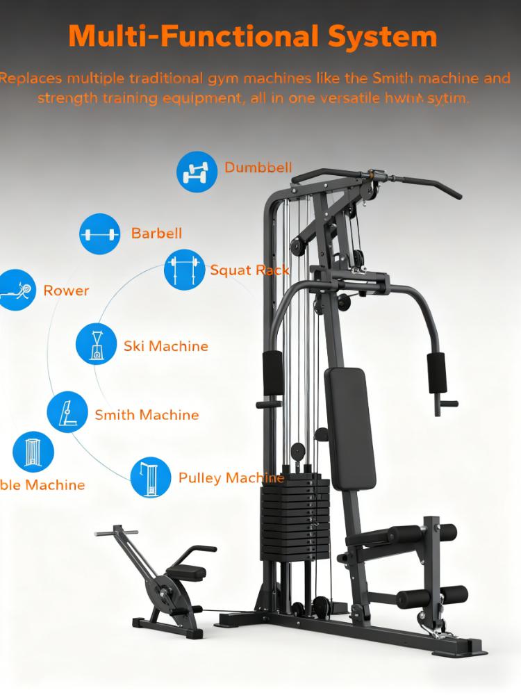 All-in-One Foldable Home Gym System