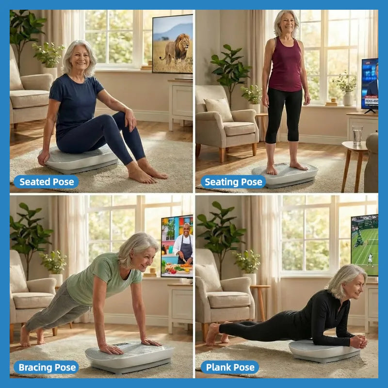 SIT & SLIM! Effortless Toning Starts NOW. Your Smart Vibration Shortcut to a Better Shape.