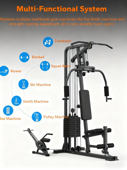 All-in-One Foldable Home Gym System